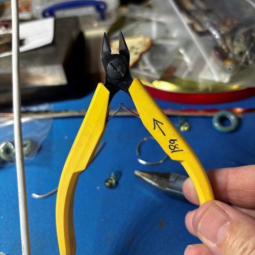 Susan LeGuyader's Labels Make the World Go Around - , Tools For Wire Jewelry, Tools, , , I wrote the MAX wire gauge that I can cut with these flush cutters.